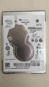 Lot of 5 Seagate ST1000LM035 Mobile HDD 1TB 2.5" SATA III Laptop Hard Drive - Picture 1 of 3