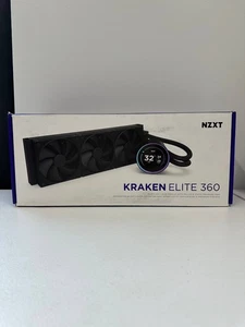 NZXT - Kraken Elite 360mm 2024 Radiator Flüssigkeitskühler (3 x 120mm F Lüfter) mit 2. - Bild 1 von 8