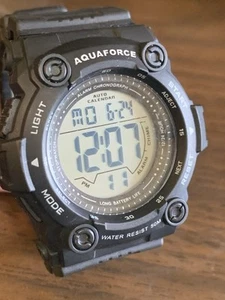 Orologio digitale multifunzione AQUAFORCE con torcia 50M resistente all'acqua - Foto 1 di 7