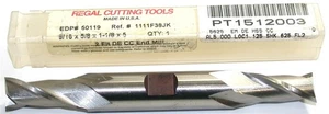 Regal 50119 9/16" Diameter 5/8" Shank 2 Flute Double End HSS End Mill - Picture 1 of 3