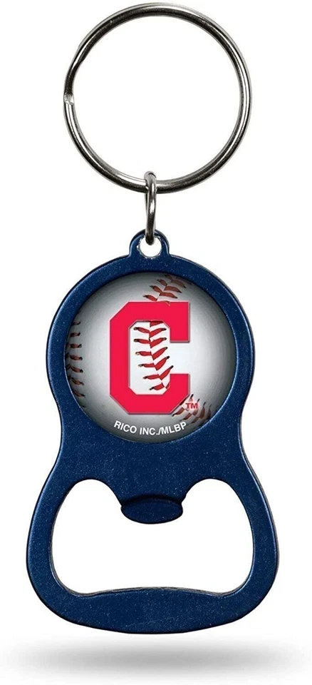 Cleveland Indians Guardians Premium Solid Metal Bottle Opener Keychain, Key... - Image 1 of 1
