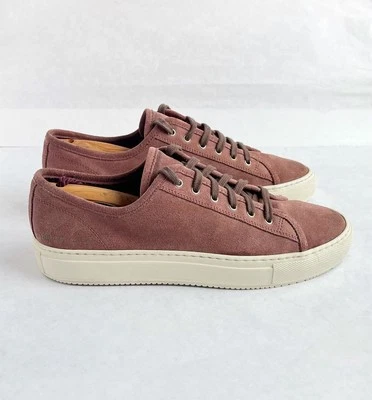 【¡EXCELENTE ESTADO!】COMMON PROJECTS Zapatillas Deportivas Mujer Torneo Bajo Rosa Pálido Gamuza EU 37 US 7 Foto 1 de 4