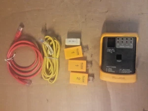 Fluke 610 LAN Cable Mapper +Bits And Cables - Picture 1 of 10