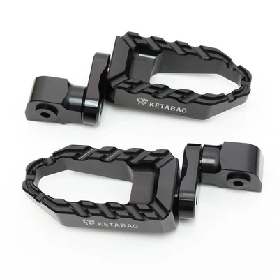 Clavijas traseras inferiores BUZZ 1 pulgada negras para HONDA CB1100 13 14 15 16 Foto 1 de 4