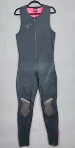Vintage O'Neill Sleeveless Wetsuit XL Black Pink Made in USA Style 727474 Surf - Picture 1 of 16