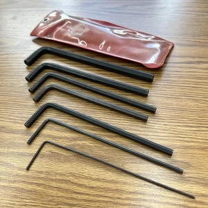 Vintage Vaco Hex Key Set  ~ 7 Piece In Plastic Case - Picture 1 of 4