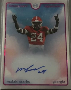 MALAKI STARKS RC 2025 PULSO ROSA ROOKIE AUTO SP 3/14 - Imagen 1 de 1