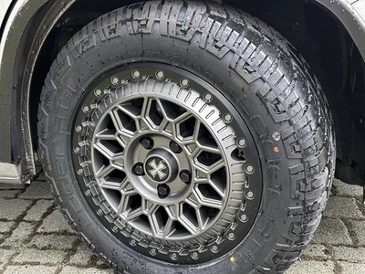 für Sprinter Crafter Komplettrad Loder AT1 255/55 18 Fondmetal Bluster Felge tit - Bild 1 von 4