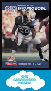 Tom Newberry 1990 Pro Set #410 Los Angeles Rams - Picture 1 of 2