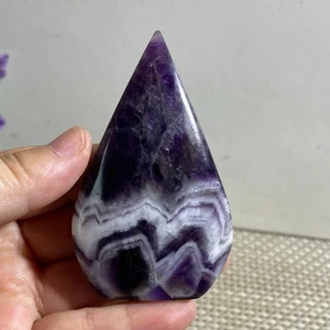 Piedra preciosa de cristal amatista de sueño natural 75 g Reiki curación - Imagen 1 de 8