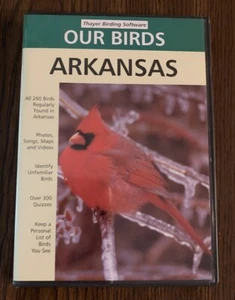 Our Birds Arkansas Software Photos Quizzes Thayer Birding DVD - Picture 1 of 3