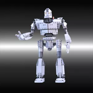 MOC Il gigante di ferro robot modello blocchi da costruzione bambini mattoni robot fai da te 818 pezzi - Foto 1 di 8