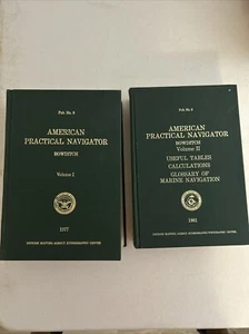American Practical Navigator Bowditch Pub No. 9 Vol. 1 (1977) &Vol. 2 (1981) EDT - Bild 1 von 10