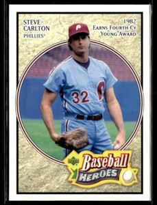 2005 Upper Deck Baseball Heroes #77 Steve Carlton Philadelphia Phillies