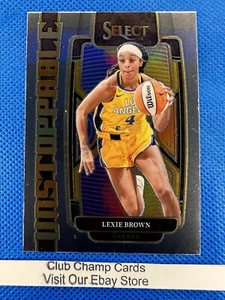 2024 #9 Lexie Brown Panini Select WNBA Unstoppable Insert Los Angeles Sparks - Picture 1 of 2