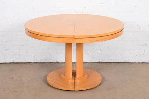 Charles Pfister for Baker Furniture Modern Art Deco Primavera Dining Table Cover