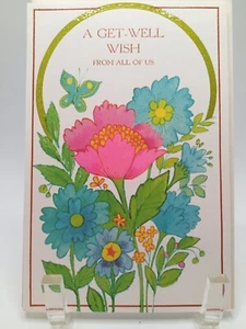 Vintage Greeting Card Get Well Soon 1960s Unused - Picture 1 of 4