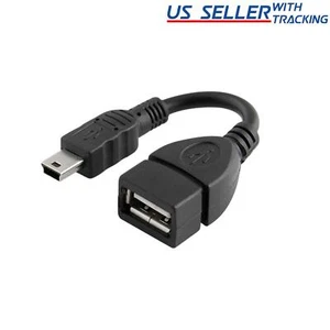 Mini USB Male to USB 2.0 Female Host OTG Adapter Cable - Picture 1 of 1