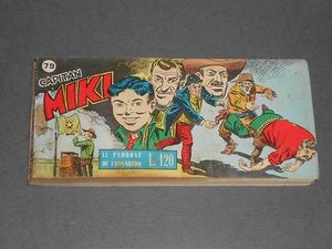 CAPITAN MIKI Raccoltina Scudo NR.79 originale anni 50 senza data SPILLATA - Picture 1 of 1