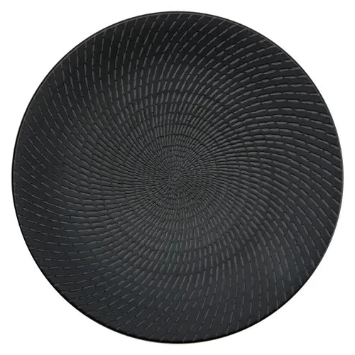 Plato de cena de porcelana Oneida L6250000132C Luzerne Urban negro 8,125" - 2 Doz Foto 1 de 1