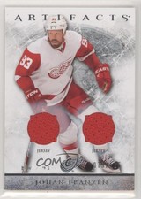 2012-13 Upper Deck Artifacts Jersey/Jersey /125 Johan Franzen #41