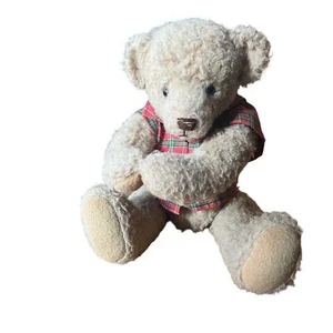 Oso de Navidad vintage de colección Mary Holstadt totalmente articulado - Imagen 1 de 10