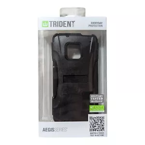 W9. Trident Aegis Series Case for HTC One - Black With Screen Protector - Picture 1 of 1