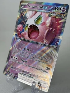 Juego de cartas coleccionables Pokémon Scream Tail ex - 094/167 doble raro Twilight Masquerade - casi como nuevo - Imagen 1 de 3