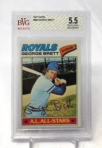 1977 TOPPS GEORGE BRETT #580 Beckett Vintage Grading BVG BGS 5.5  (EX+)🔥 - Picture 1 of 2