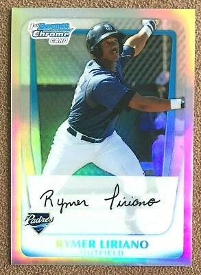 Bowman Chrome Prospects Refractor 2011 #BCP101 Rymer Liriano/799 Padres novato Foto 1 de 2