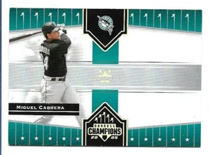 Miguel Cabrera 2005 Donruss Champions Impressions #358 Florida Marlins - Bild 1 von 2
