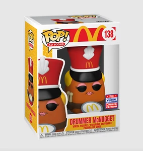 FUNKO POP AD ICON MCDONALD'S DRUMMER MCNUGGET FUNKON SDCC 2021 EDICIÓN LIMITADA - Imagen 1 de 2