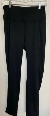 Spring & Mercer Ankle Length Textured Pull On Stretch Pant Black Size Small - Image 1 of 4