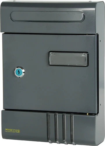 Cassetta postale Maurer Notes Grigio acciaio