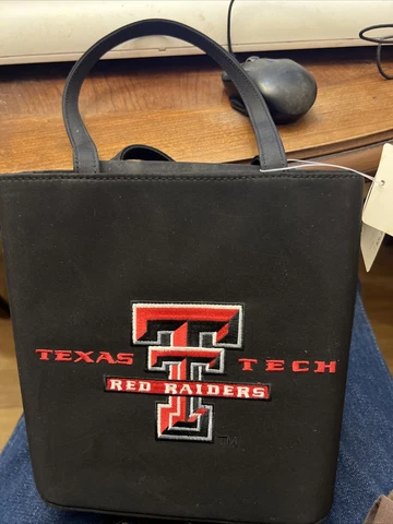 Texas Tech  Red Raiders Handbag Shoulder Bag Tote Purse Black NWT Game Day Cover