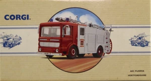Corgi Model Fire Engine 97357 AEC Pumper Hertfordshire 1/50 Scale - Brand New - Picture 1 of 1