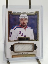 2015‐16 Upper Deck Black Diamond Hockey Rick Nash #BDB-NA 20/85 Jersey Swatch 