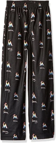 NIP MLB Outerstuff MLB Miami Marlins Boys Size M Sleepwear Pants Cover