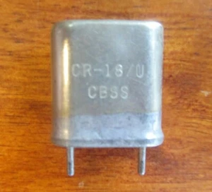 CR-18/U CR-18A/U Quartz Radio Crystal HC-6/U holder (one) - Many frequencies - Picture 1 of 1