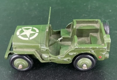 DINKY Toys Military Army #153 WWII JEEP Truly MINT Condition Miss Steering Wheel - Image 1 of 4