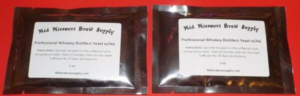 1 LB. Professional Whisky Distillers Yeast with AG - Free Shipping