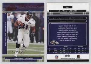 2006 Playoff Absolute Memorabilia Spectrum Red Jamal Lewis #12