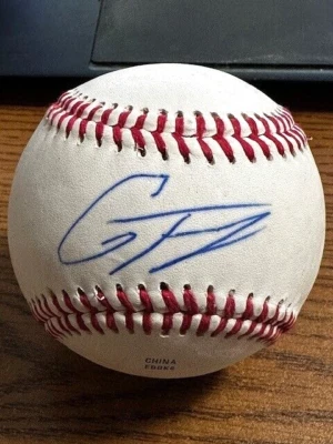 ¡BÉISBOL ANTIGUO AUTOGRAFIADO FIRMADO POR GLEYBER TORRES!  Yankees, Tigres! Foto 1 de 2