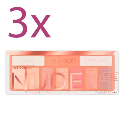 3 Stk. TheCoralNudeCollectionEyeshadowPalette Catrice010 PeachPassion (927080-3) - Bild 1 von 2