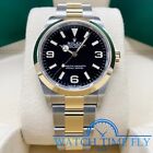 Rolex 124273 Explorer 36mm Two Tone Steel And Yellow Gold Black Dial Oyster 