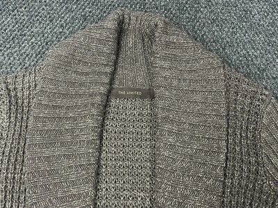 The Limited Knit Cardigan Women XS Brown with Gold  Flecks Open  Front  - Image 1 of 4