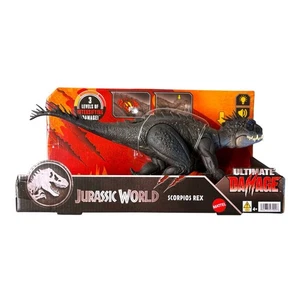 Jurassic World Scorpios Rex Ultimate Intensifying Damage Figur Mattel RAR NEU - Bild 1 von 12