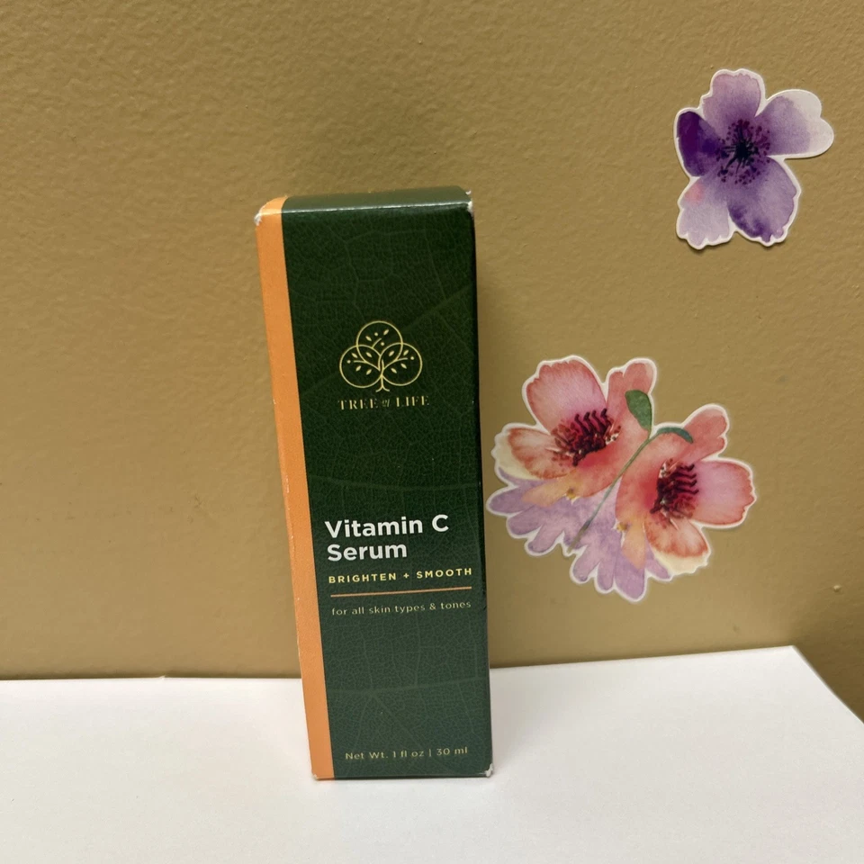 ДЕРЕВО ЖИЗНИ витамин С сыворотка для лица и всех типов кожи 1 жидкая унция срок годности 10/25 - Изображение 1 из 1