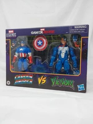 Marvel Capcom Legends Gamerverse Captain America Vs Blue Venom 2 pack - Image 1 of 4
