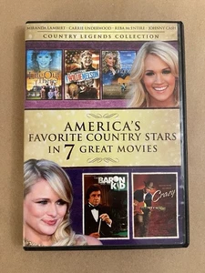 7 Film DVD - Willie Nelson Dolly Parton Reba McEntire Johnny Cash - D2 - Picture 1 of 5